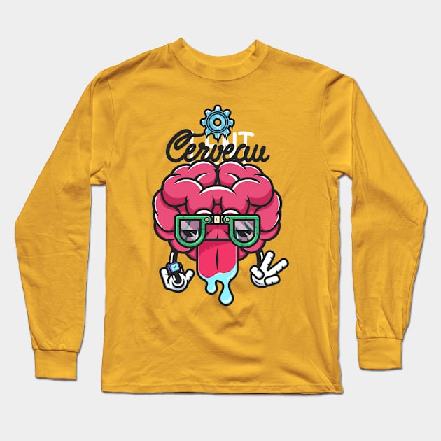 Cerveau Lent Long Sleeve T-Shirt by Aymeric